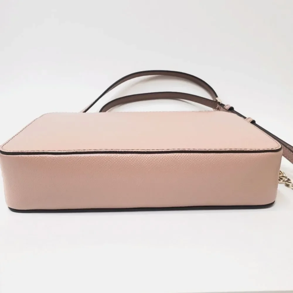 MICHAEL KORS Blush Pink Pebbled Leather Crossbody Bag – PS-1805